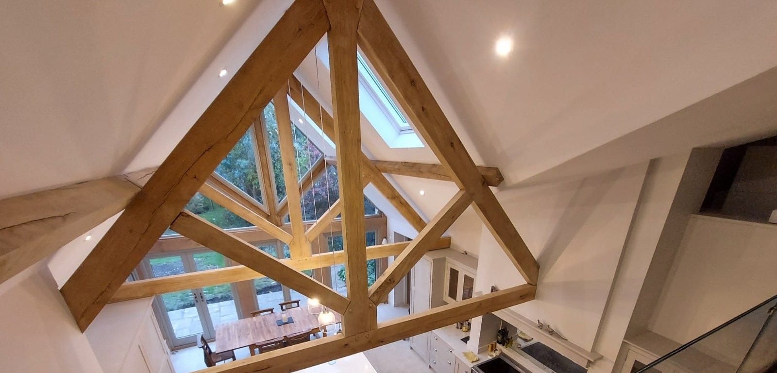 historical property, oak framed extension